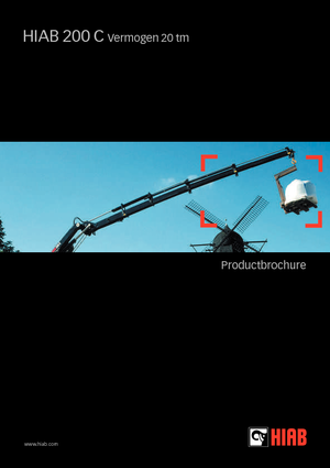 Grúas de carga hidráulicas Hiab 200 C-2