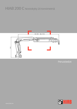 Grúas de carga hidráulicas Hiab 200 C-2