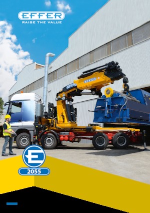 Grúas de carga hidráulicas Effer 2055 4S