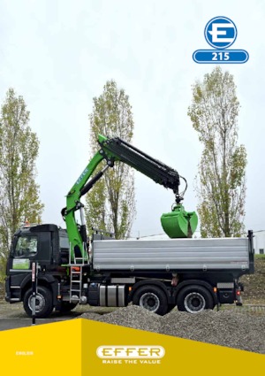 Grúas de carga hidráulicas Effer 215 6S