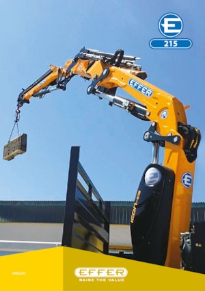 Grúas de carga hidráulicas Effer 215 6S