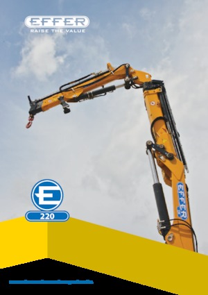 Grúas de carga hidráulicas Effer 220 5S