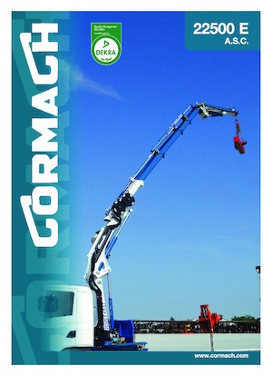 Grúas de carga hidráulicas Cormach 22500 E2 A.S.C. Plus