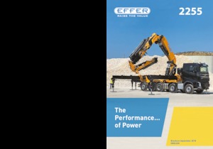 Grúas de carga hidráulicas Effer 2255 8S
