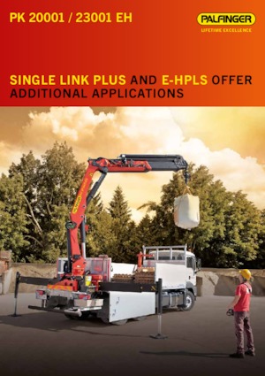 Grúas de carga hidráulicas Palfinger 23001-EH C