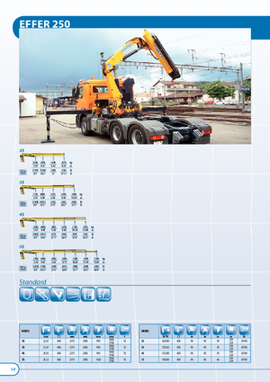 Grúas de carga hidráulicas Effer 250 2S