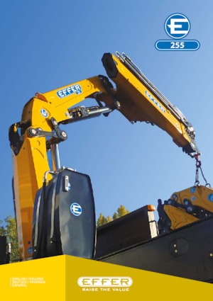 Grúas de carga hidráulicas Effer 255 6S