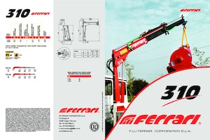 Grúas de carga hidráulicas Ferrari® 310R A1 