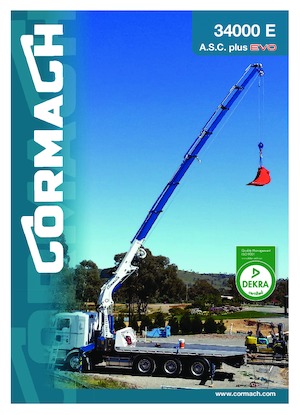 Grúas de carga hidráulicas Cormach 34000 E3 A.S.C. Plus