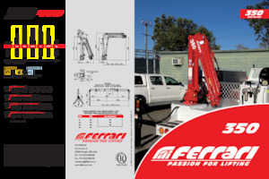 Grúas de carga hidráulicas Ferrari® 350 A4 