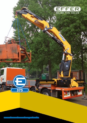 Grúas de carga hidráulicas Effer 375 3S