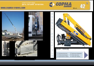 Grúas de carga hidráulicas COPMA 2000 42.4