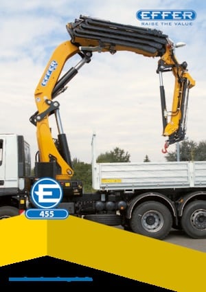 Grúas de carga hidráulicas Effer 455 8S