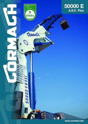 Grúas de carga hidráulicas Cormach 50000 E9F64 A.S.C. Plus