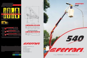 Grúas de carga hidráulicas Ferrari® 540 A2 