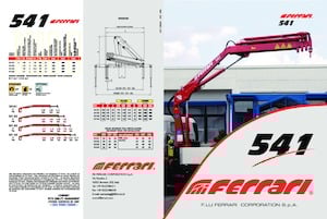 Grúas de carga hidráulicas Ferrari® 541 A3 