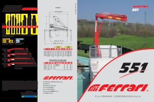 Grúas de carga hidráulicas Ferrari® 551 A2 