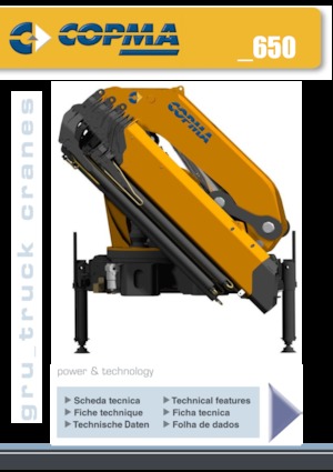 Grúas de carga hidráulicas COPMA 2000 650.4