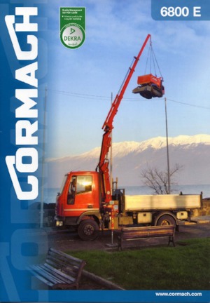 Grúas de carga hidráulicas Cormach 6800 E1