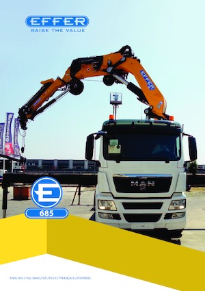 Grúas de carga hidráulicas Effer 685 6S