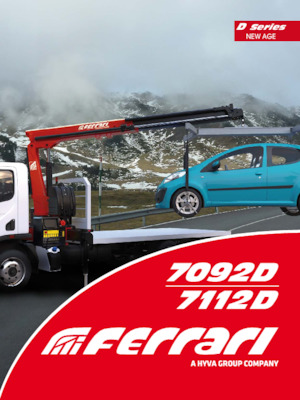 Grúas de carga hidráulicas Ferrari® 7092D A4 