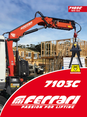 Grúas de carga hidráulicas Ferrari® 7103C A2 