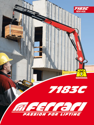 Grúas de carga hidráulicas Ferrari® 7183C A6 