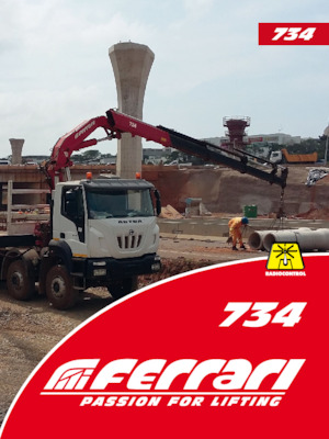 Grúas de carga hidráulicas Ferrari® 734 A3 