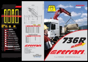 Grúas de carga hidráulicas Ferrari® 736R A2 