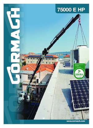 Grúas de carga hidráulicas Cormach 75000 E9F134 A.S.C. Plus