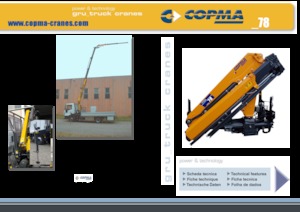 Grúas de carga hidráulicas COPMA 2000 78.2