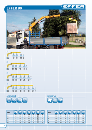 Grúas de carga hidráulicas Effer 80 1S