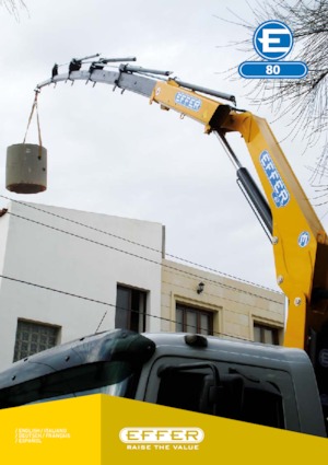 Grúas de carga hidráulicas Effer 80 1S