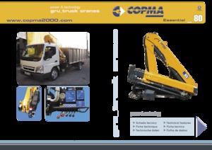 Grúas de carga hidráulicas COPMA 2000 80.4