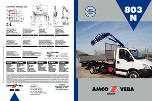 Grúas de carga hidráulicas Amco Veba 803N-3 S