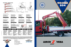 Grúas de carga hidráulicas Amco Veba 804-4 S