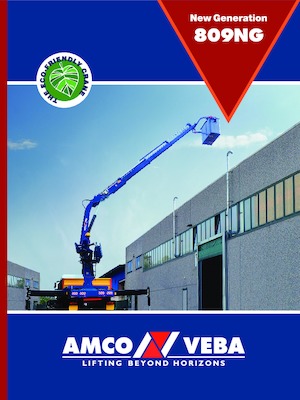 Grúas de carga hidráulicas Amco Veba 809NG-3 S