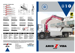 Grúas de carga hidráulicas Amco Veba 810-1 S