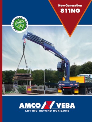 Grúas de carga hidráulicas Amco Veba 811NG-3 S