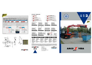 Grúas de carga hidráulicas Amco Veba 812-3 S Jib 2S