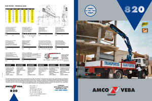 Grúas de carga hidráulicas Amco Veba 820-6 S