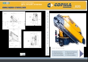 Grúas de carga hidráulicas COPMA 2000 820.8 J6
