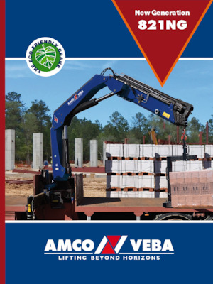 Grúas de carga hidráulicas Amco Veba 821NG-5 S