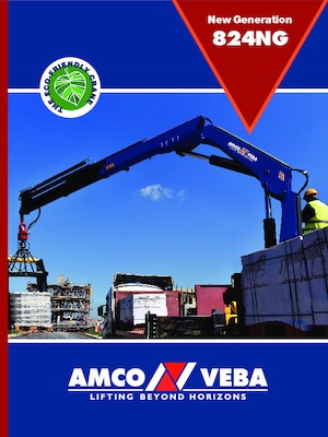 Grúas de carga hidráulicas Amco Veba 824NG-5 S