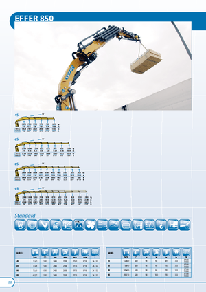 Grúas de carga hidráulicas Effer 850 8S 4S