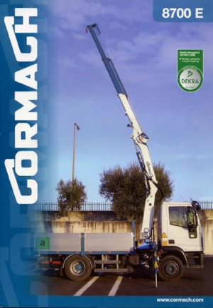 Grúas de carga hidráulicas Cormach 8700 E3