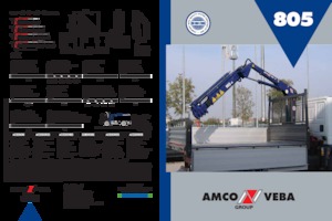 Grúas de carga hidráulicas Amco Veba 905-3 S
