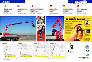 Grúas de carga hidráulicas Amco Veba 906N-4 S