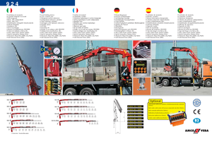Grúas de carga hidráulicas Amco Veba 924-7 S