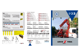 Grúas de carga hidráulicas Amco Veba 933-5 S Jib 4S